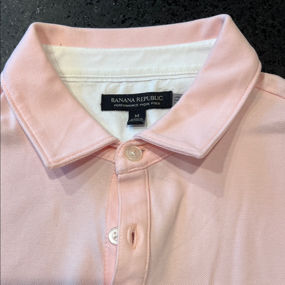 Banana Republic Light Pink Men's Polo